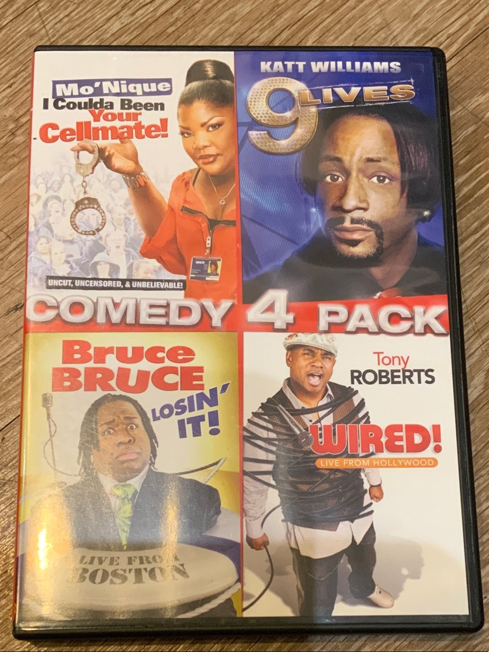 Comedy 4 Pack DVD - Mo'Nique, Katt Williams, Bruce Bruce, Tony Roberts